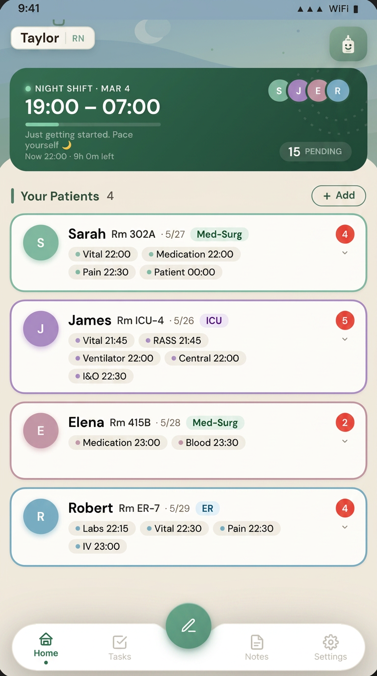 Badge Buddy app home screen
